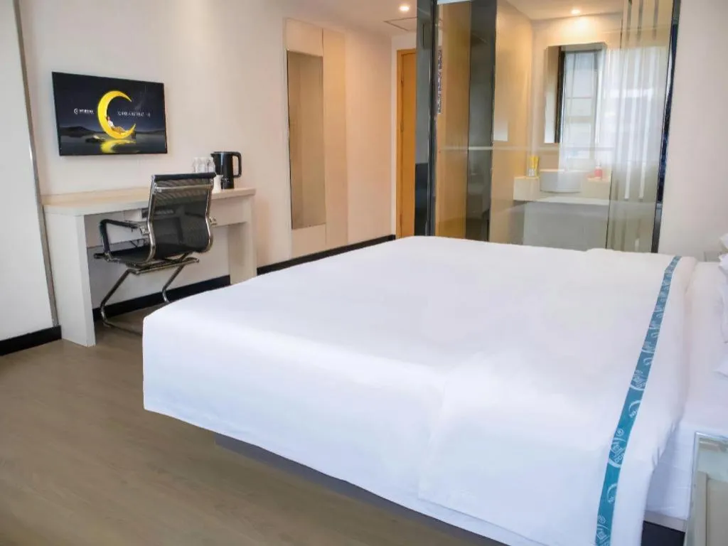 Bed in City Comfort Inn Baise Tianlin