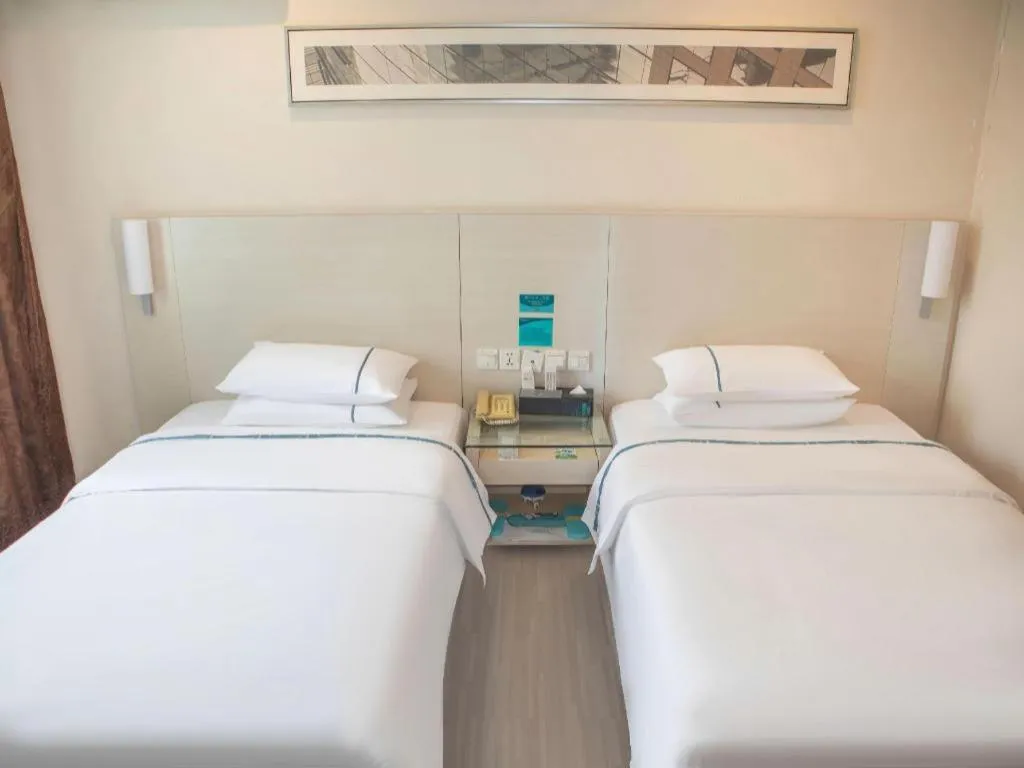 Bed in City Comfort Inn Baise Tianlin