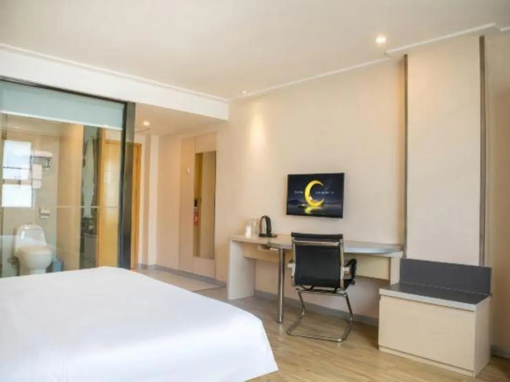 Bed in City Comfort Inn Baise Tianlin
