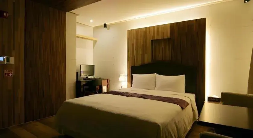 Bed in Benikea Ariul Hotel Bed in Benikea Ariul Hotel