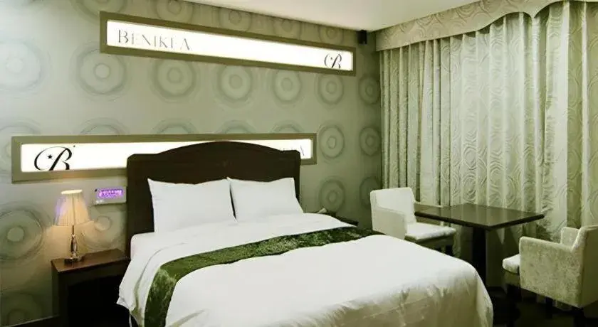 Bed in Benikea Ariul Hotel Bed in Benikea Ariul Hotel