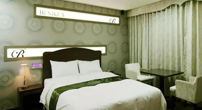 Bed in Benikea Ariul Hotel Bed in Benikea Ariul Hotel