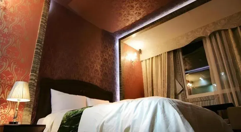 Bed in Benikea Ariul Hotel Bed in Benikea Ariul Hotel