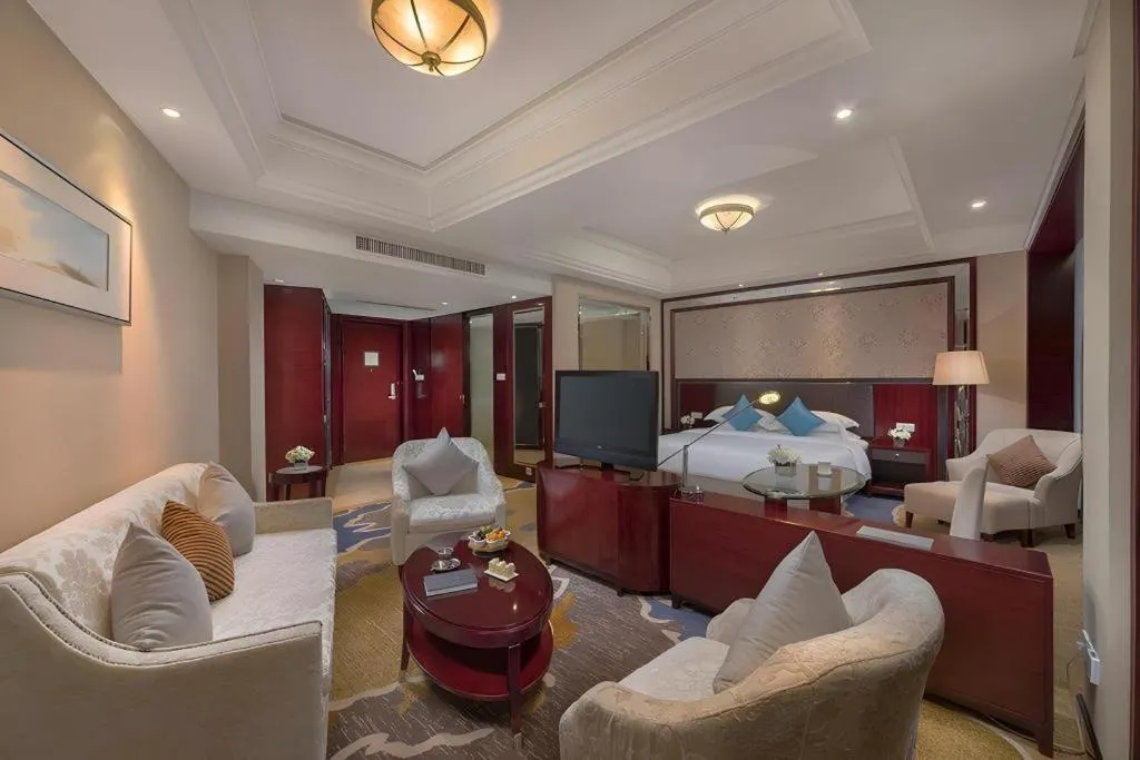 Bed in Maison New Century Hotel Cixi