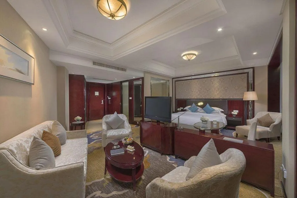 Bed in Maison New Century Hotel Cixi