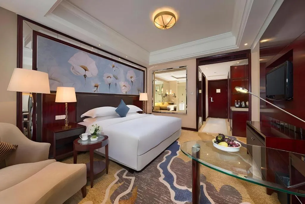 Bed in Maison New Century Hotel Cixi