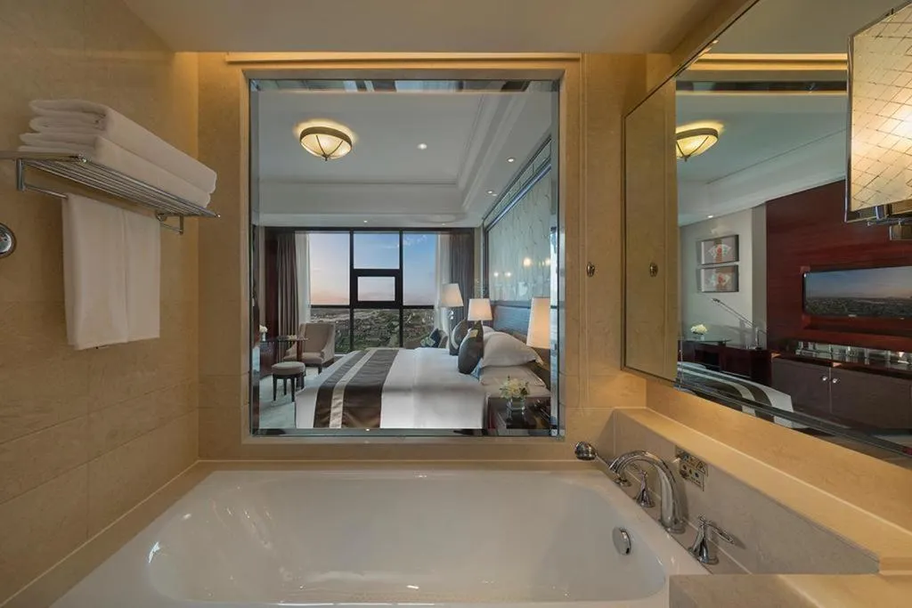 Bed in Maison New Century Hotel Cixi