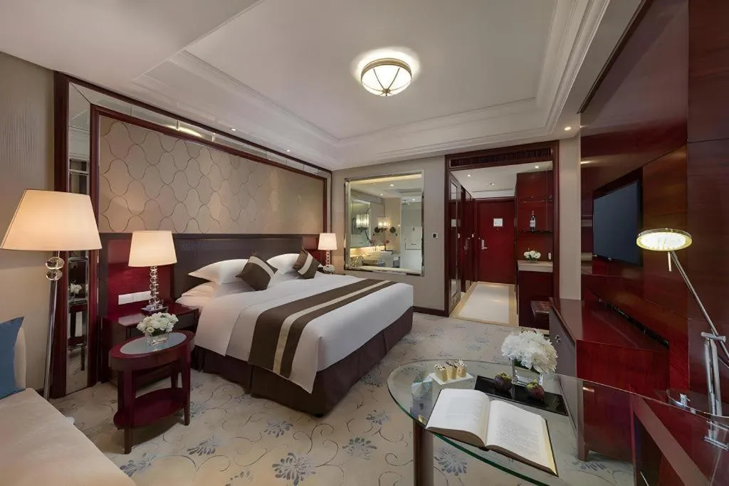 Bed in Maison New Century Hotel Cixi