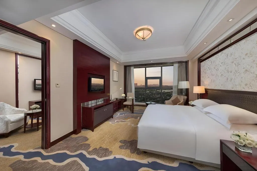 Bed in Maison New Century Hotel Cixi