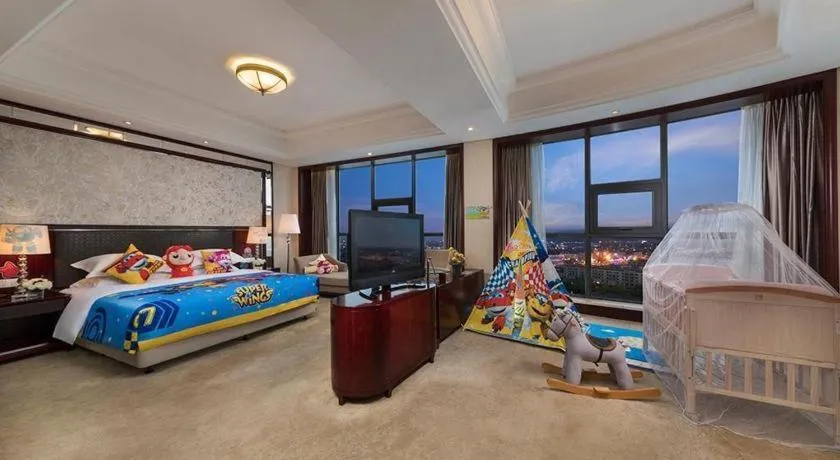 Bed in Maison New Century Hotel Cixi