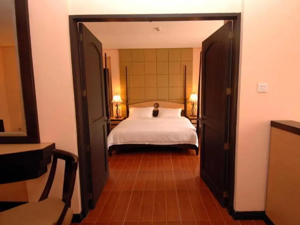 Bed in Planta Centro Bacolod Hotel & Residences Bed in Planta Centro Bacolod Hotel & Residences