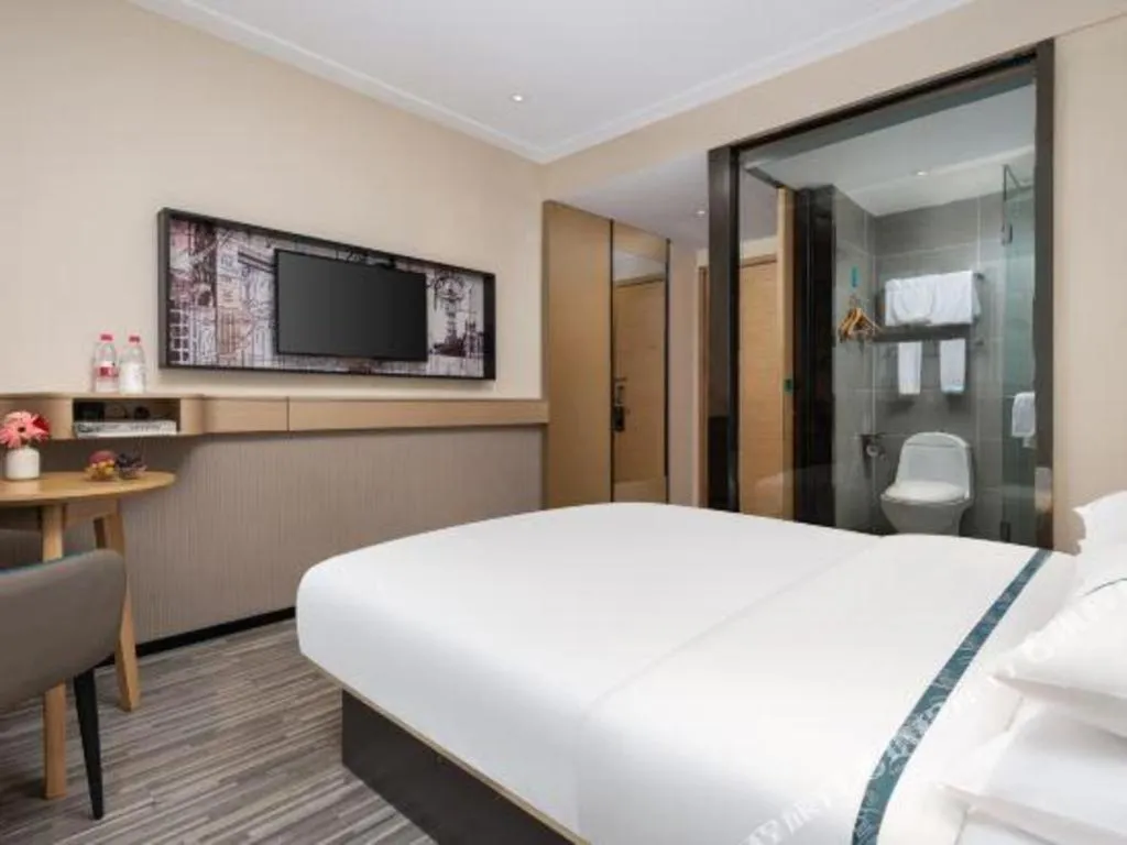 Bed in City Comfort Inn Liuzhou Beique Road Huang Village