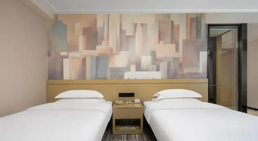 Bed in City Comfort Inn Liuzhou Beique Road Huang Village Bed in City Comfort Inn Liuzhou Beique Road Huang Village