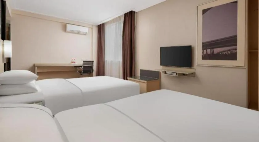 Bed in City Comfort Inn Liuzhou Beique Road Huang Village