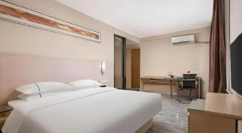 Bed in City Comfort Inn Liuzhou Beique Road Huang Village Bed in City Comfort Inn Liuzhou Beique Road Huang Village