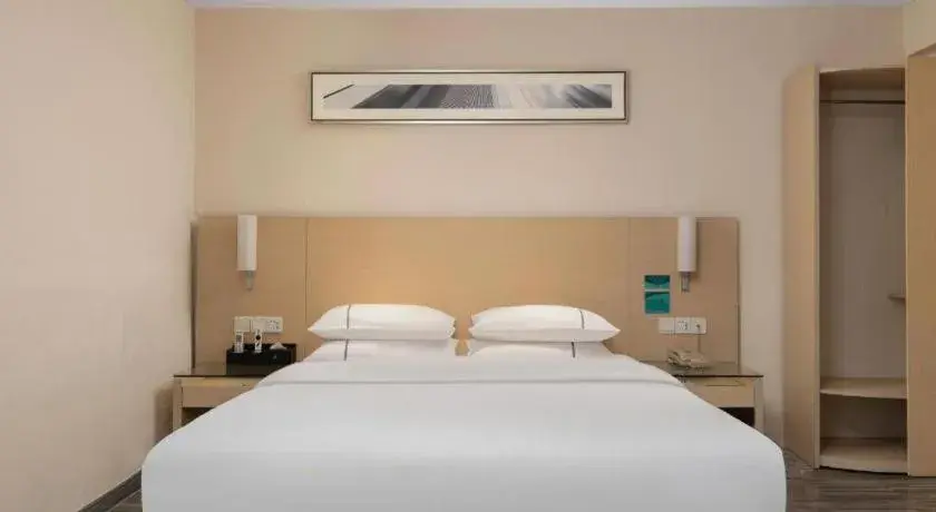 Bed in City Comfort Inn Liuzhou Beique Road Huang Village Bed in City Comfort Inn Liuzhou Beique Road Huang Village