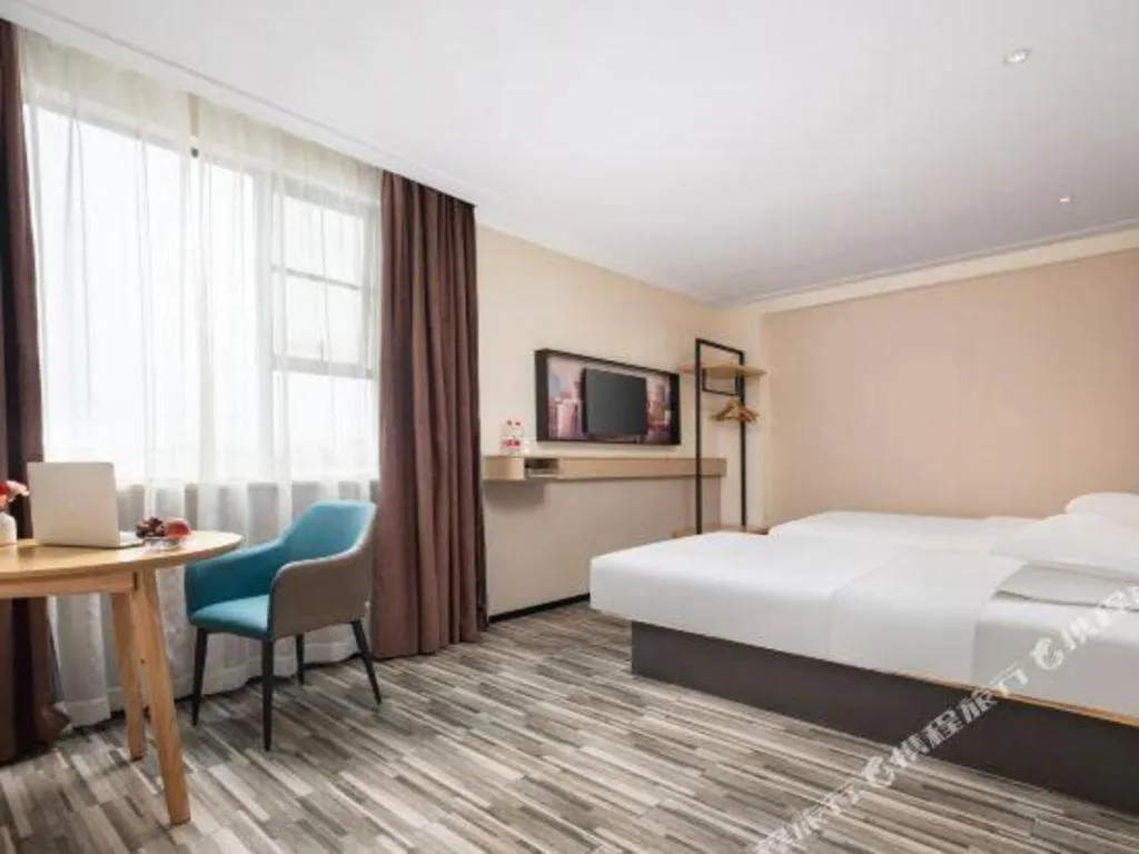 Bed in City Comfort Inn Liuzhou Beique Road Huang Village