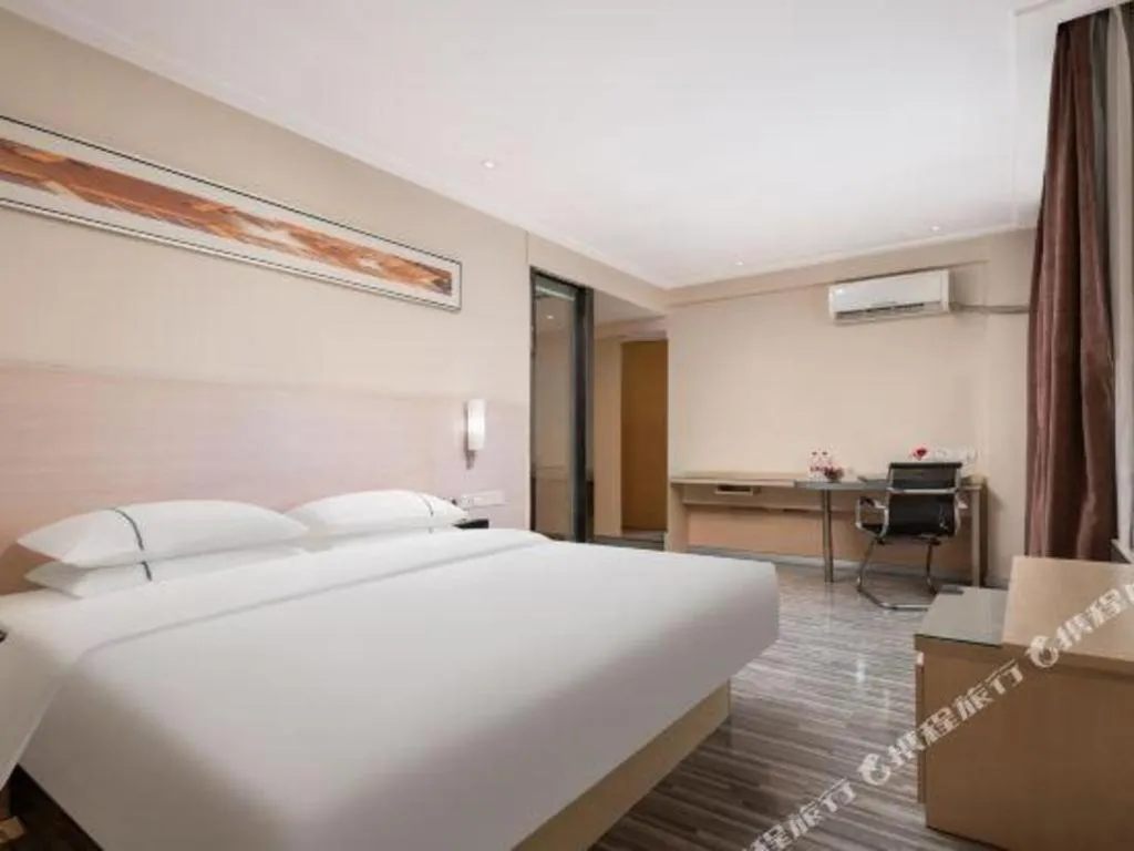 Bed in City Comfort Inn Liuzhou Beique Road Huang Village