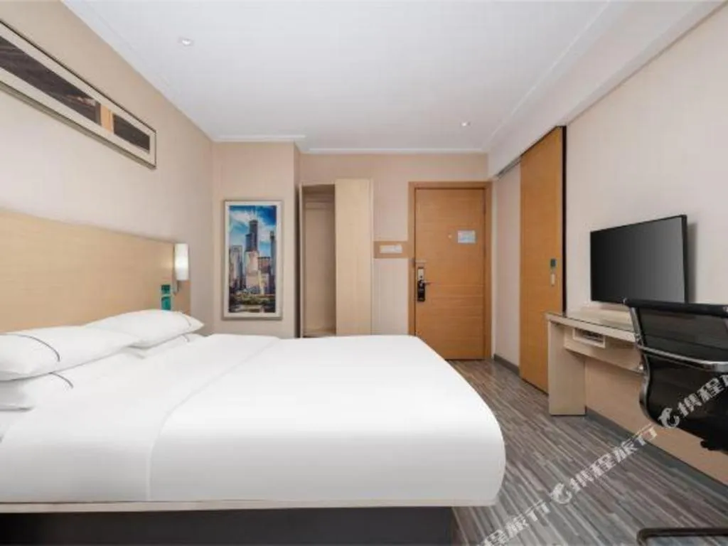 Bed in City Comfort Inn Liuzhou Beique Road Huang Village
