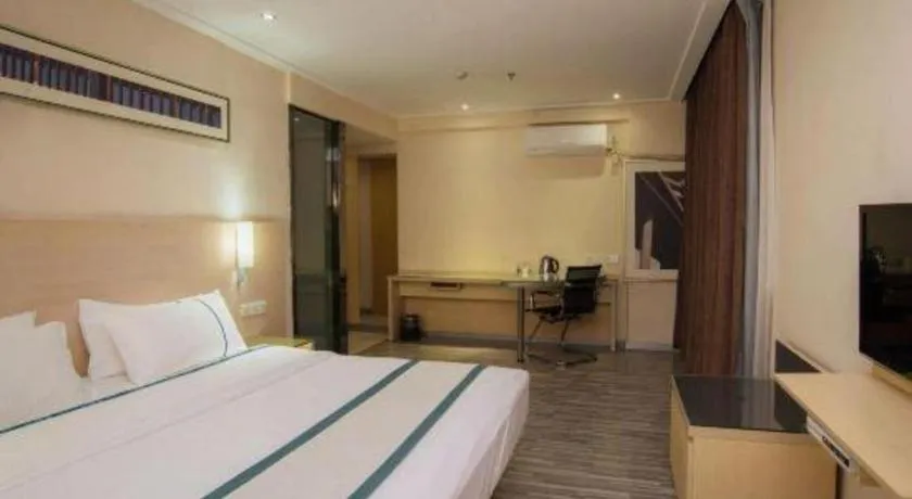 Bed in City Comfort Inn Liuzhou Beique Road Huang Village