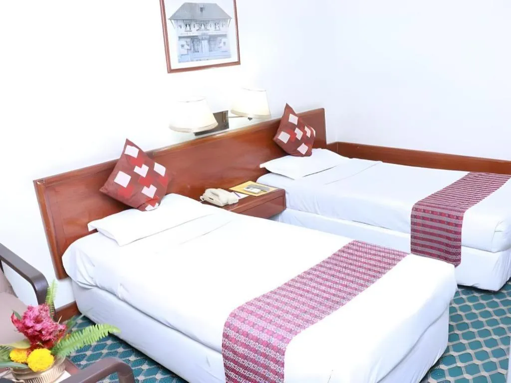 Bed in Hotel Mountain