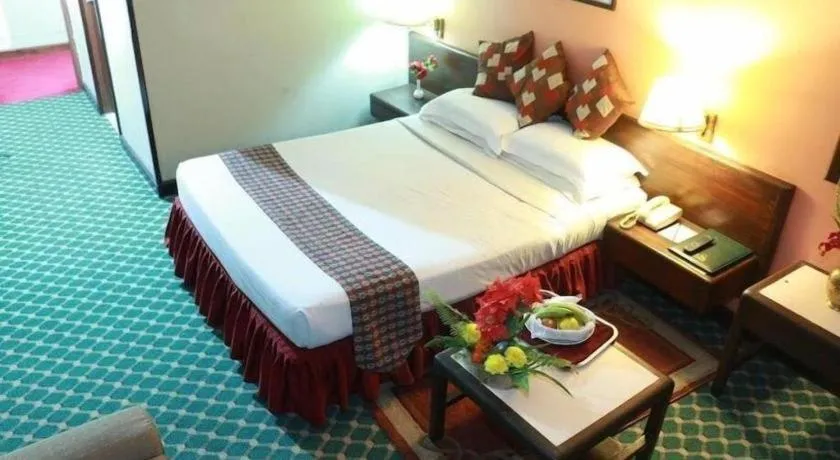 Bed in Hotel Mountain