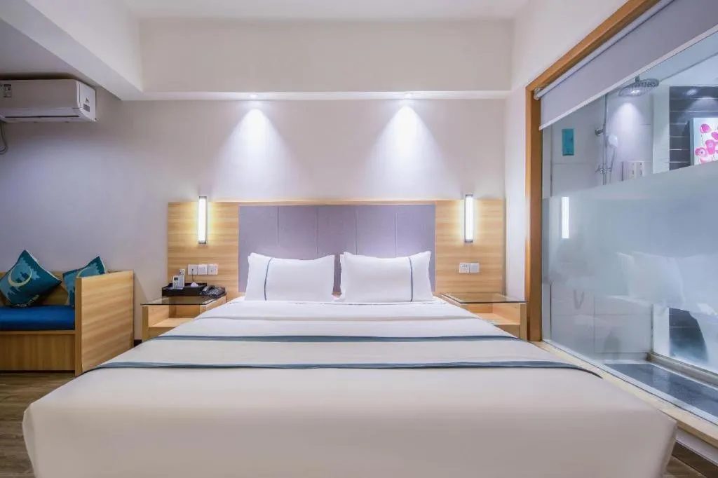 Bed in City Comfort Inn Qinzhou Niannianfeng Old Street Renmin Road