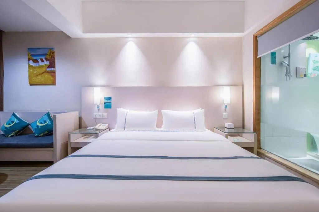 Bed in City Comfort Inn Qinzhou Niannianfeng Old Street Renmin Road