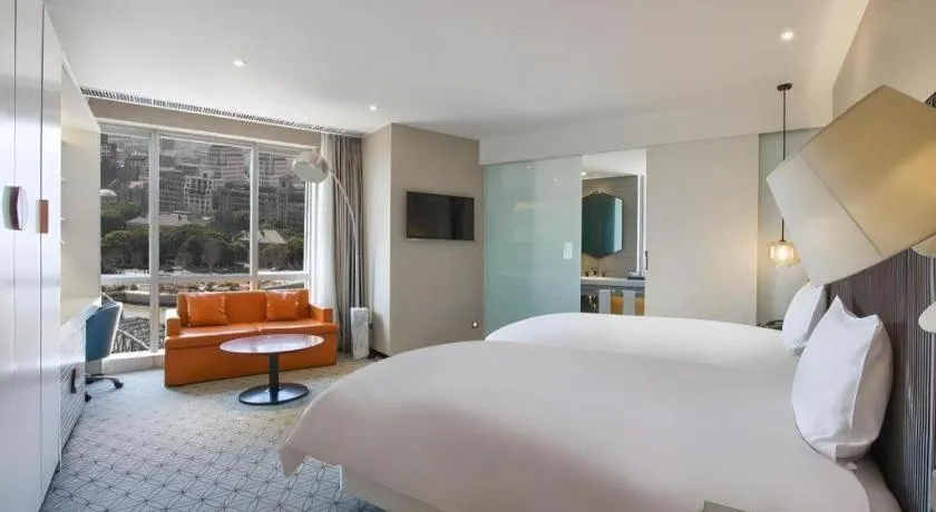 Bed in Shanghai Bund South China Harbour View Hotel