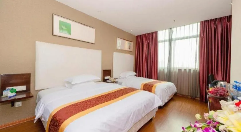 Bed in Xiamen Blue Peninsula Hotel