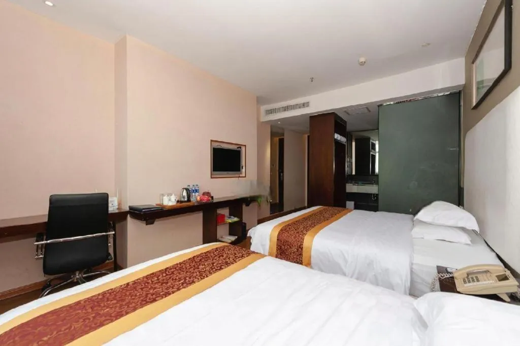 Bed in Xiamen Blue Peninsula Hotel