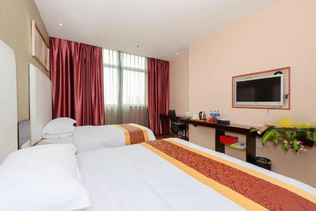 Bed in Xiamen Blue Peninsula Hotel