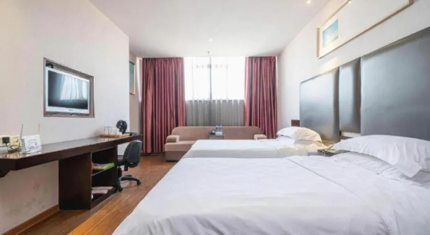 Bed in Xiamen Blue Peninsula Hotel