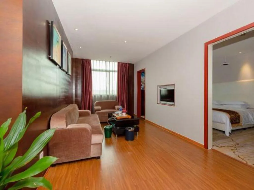 Bed in Xiamen Blue Peninsula Hotel