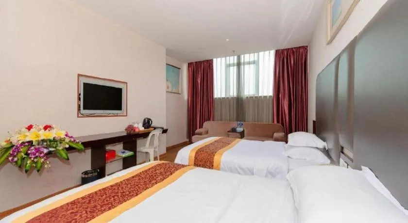 Bed in Xiamen Blue Peninsula Hotel