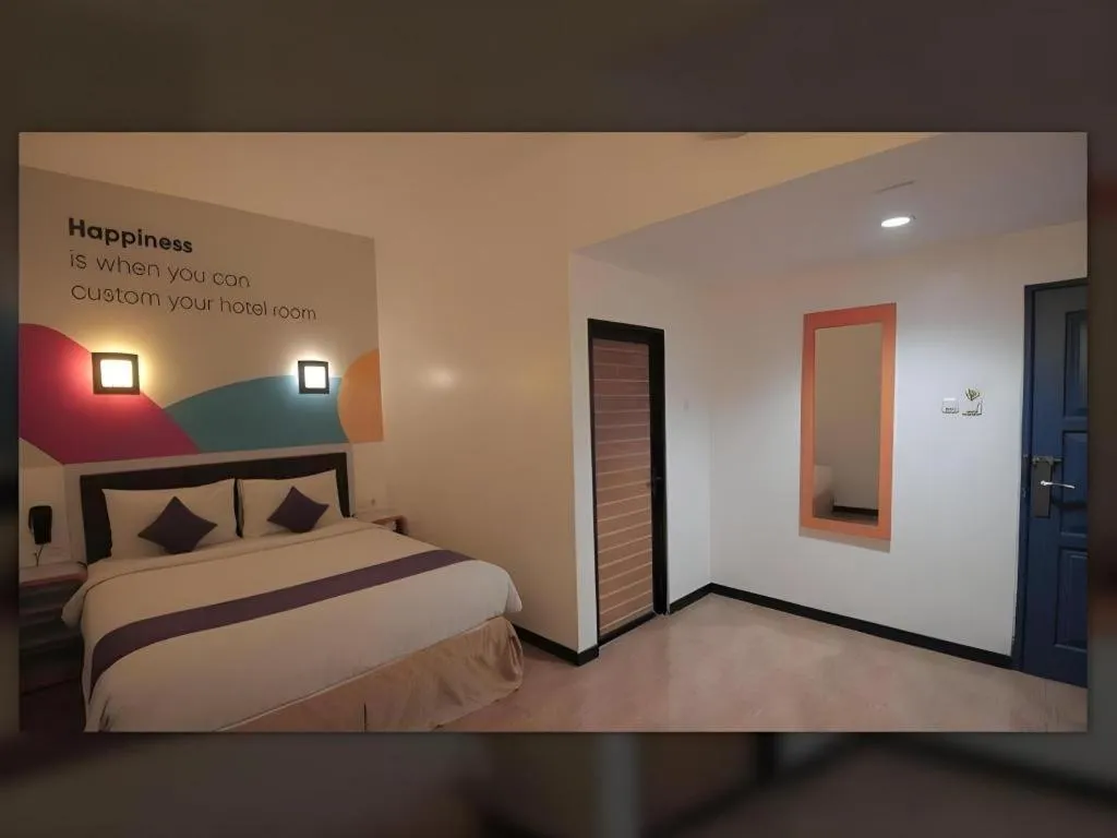 Bed in Oriza Hotel Surabaya