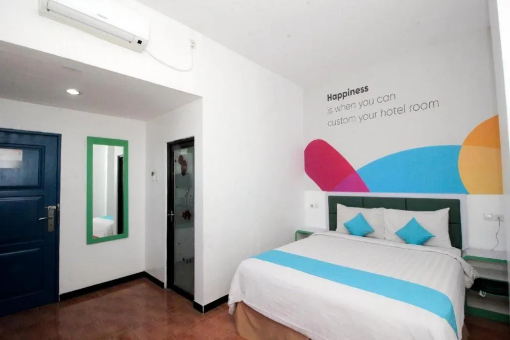 Bed in Oriza Hotel Surabaya