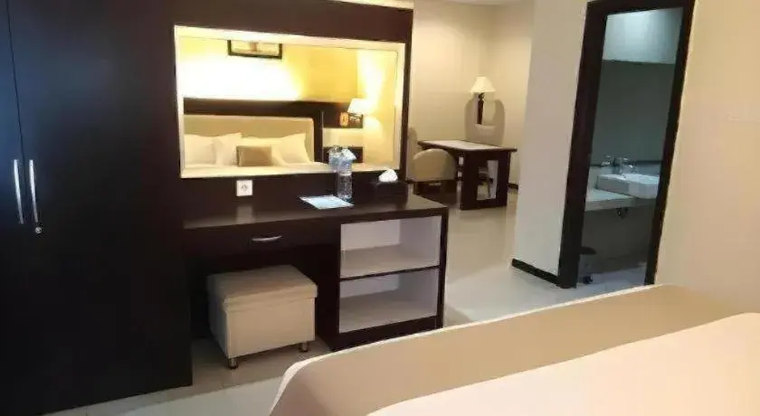 Bed in Zahra Syariah Hotel Kendari Bed in Zahra Syariah Hotel Kendari