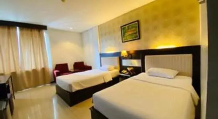 Bed in Zahra Syariah Hotel Kendari Bed in Zahra Syariah Hotel Kendari