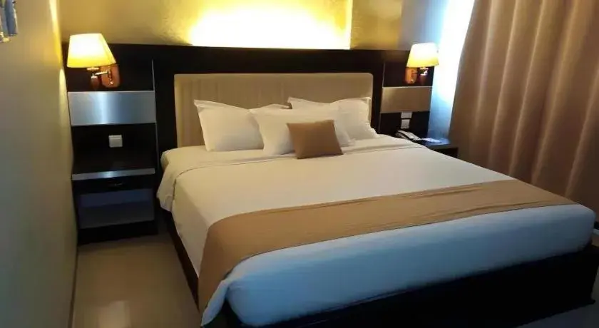 Bed in Zahra Syariah Hotel Kendari Bed in Zahra Syariah Hotel Kendari