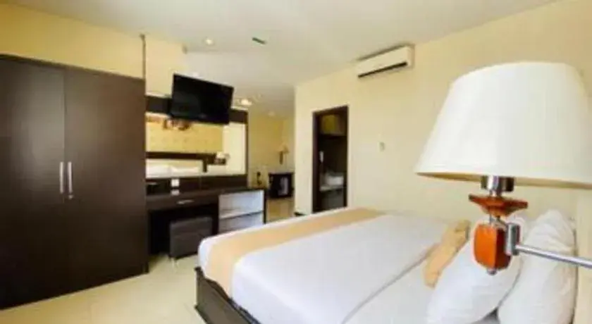 Bed in Zahra Syariah Hotel Kendari Bed in Zahra Syariah Hotel Kendari