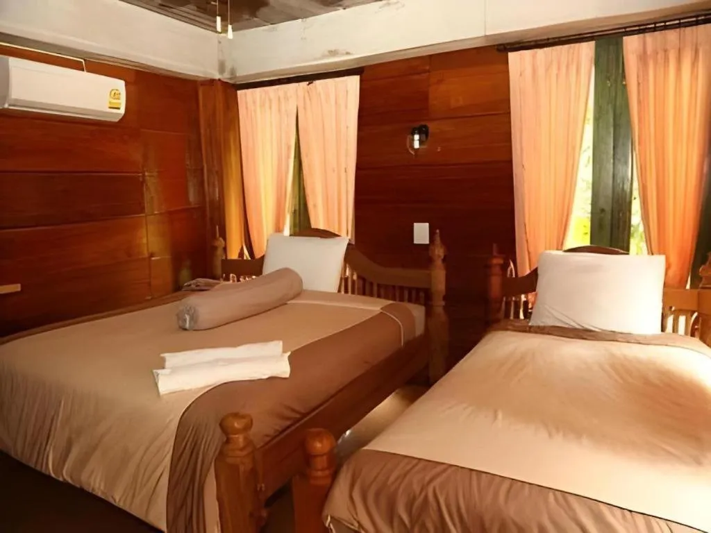 Bed in P&P Coffee & Resort Maesariang