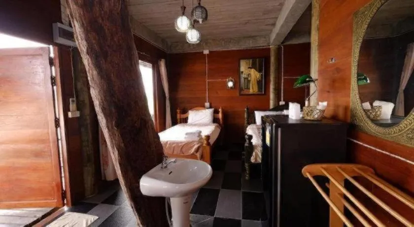 Bed in P&P Coffee & Resort Maesariang