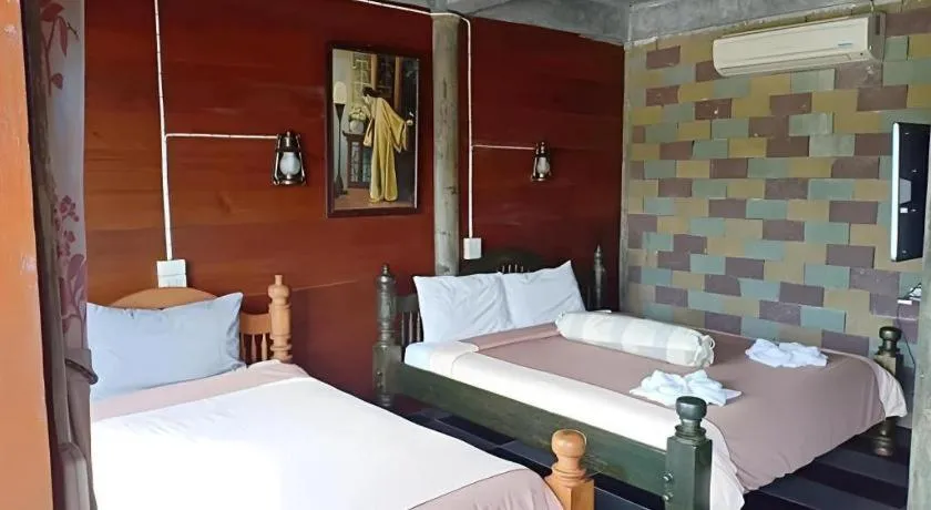 Bed in P&P Coffee & Resort Maesariang