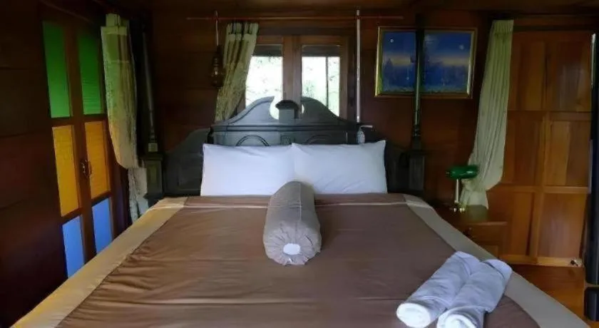 Bed in P&P Coffee & Resort Maesariang