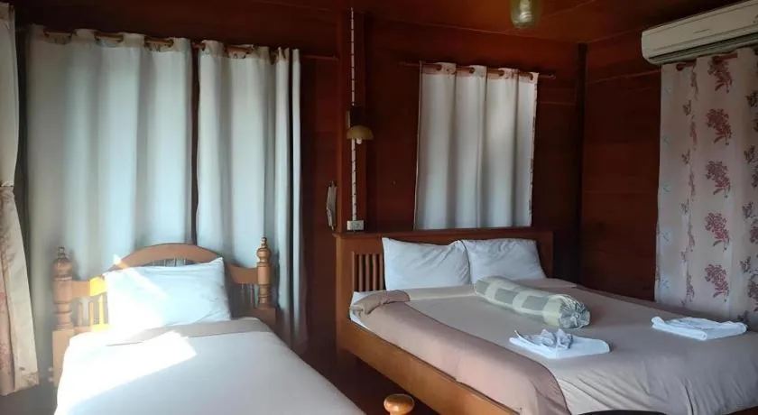 Bed in P&P Coffee & Resort Maesariang