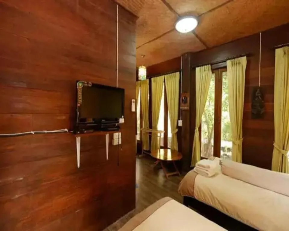 Bed in P&P Coffee & Resort Maesariang