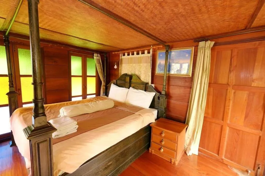 Bed in P&P Coffee & Resort Maesariang