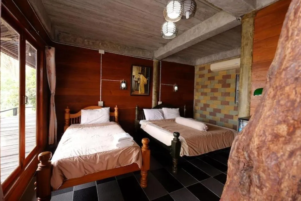 Bed in P&P Coffee & Resort Maesariang