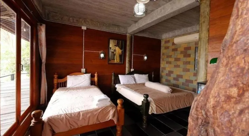 Bed in P&P Coffee & Resort Maesariang